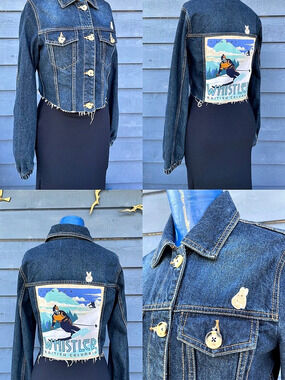 Women's Denim Cropped Jacket